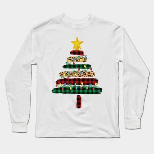 Christmas Tree Leopard Long Sleeve T-Shirt